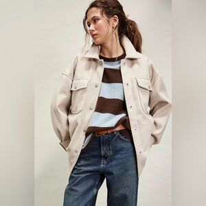 Free people Lola shirt jacket S/L $168